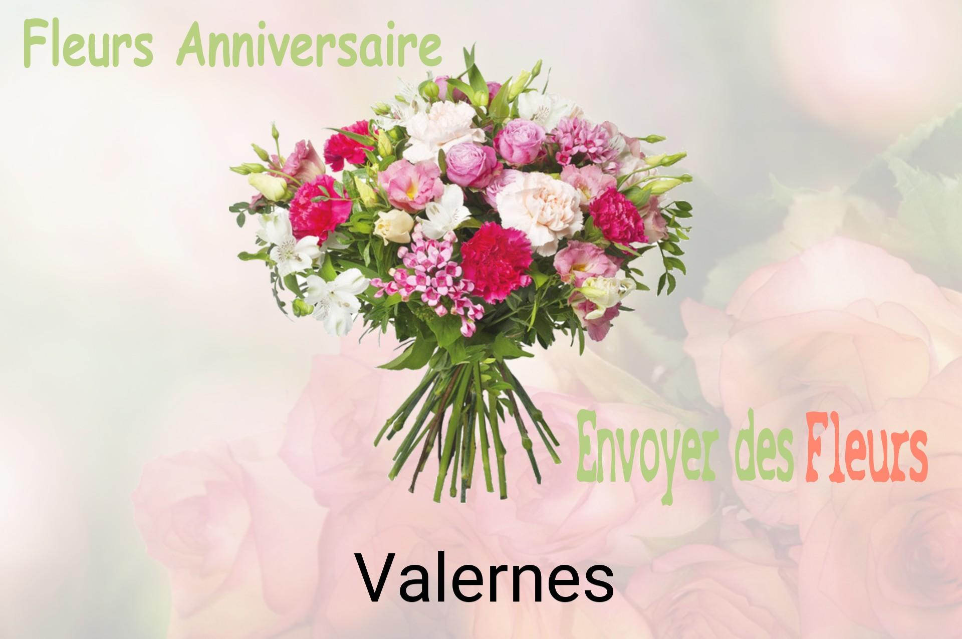 Bouquet de fleurs d’anniversaire livré à Valernes